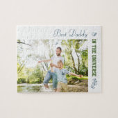 Beste papa in het universum - Aangepaste foto Legpuzzel (Horizontaal)