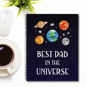 Beste papa in het universum citaat vadersdag notitieboek