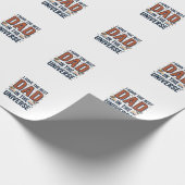 Beste papa in het Universum Ruimte Vector Design_1 Cadeaupapier (Hoek)