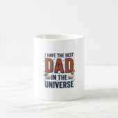 Beste papa in het Universum Ruimte Vector Design_1 Koffiemok (Center)