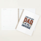 Beste papa in het Universum Ruimte Vector Design_1 Planner (Display)