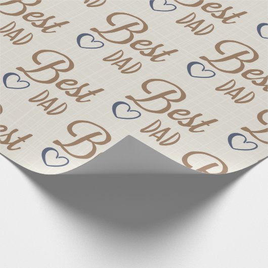 Beste papa inpakpapier (Hoek)