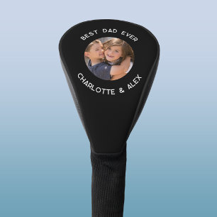 Beste papa kinder namen foto aandenken golfheadcover