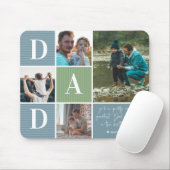 Beste Papa | Kleurblok Fotocollage Muismat (Met muis)