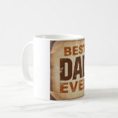  Beste Papa Koffie Mok Gift (Voorkant links)