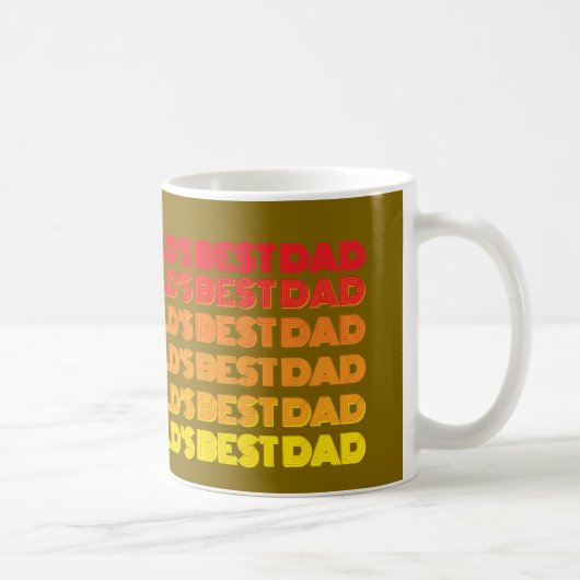 Beste Papa koffiemok ter wereld (Rechts)