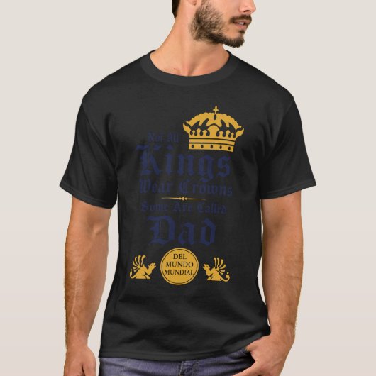 Beste Papa Koning Kroon Vaderdag T-shirt (Voorkant)