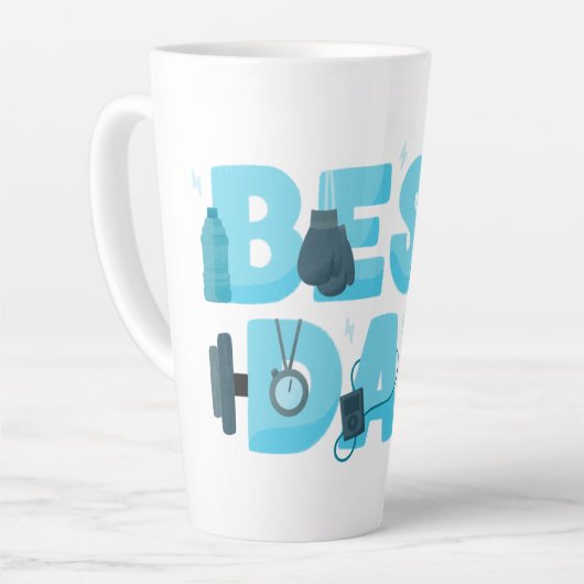 'Beste papa' Latte Mok (Linkerhoek)