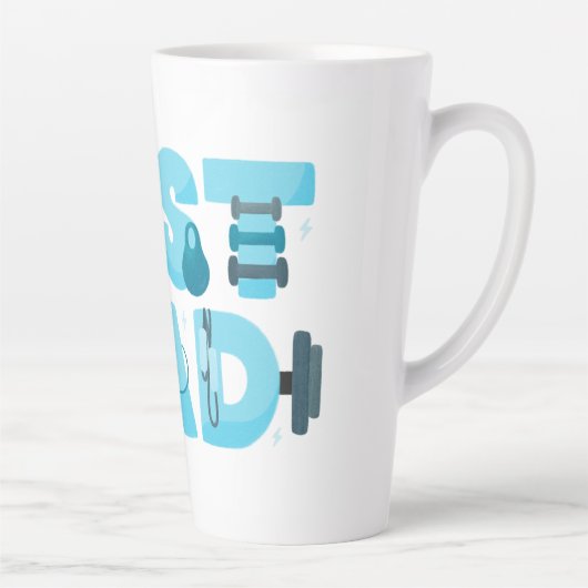 'Beste papa' Latte Mok (Rechts)