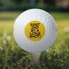 Beste papa leuke retro stripboek Vaderdag Golfballen