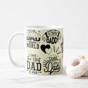 Beste Papa Liefde Papa, Vaderdag, Cadeau voor Papa Koffiemok