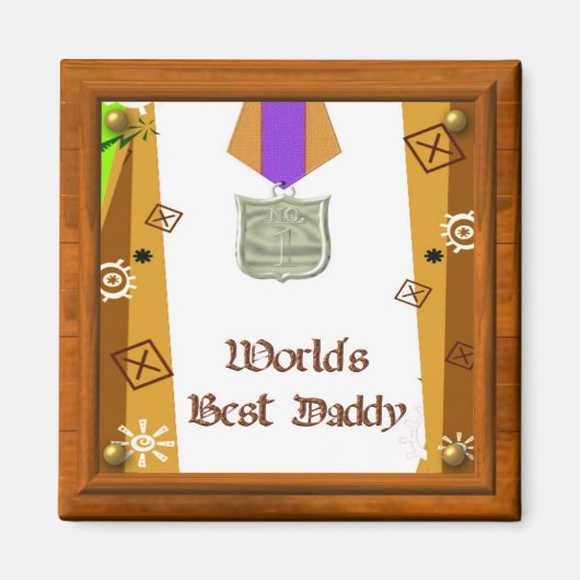 Beste Papa Magneet (Voorkant)