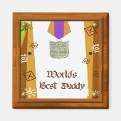 Beste papa Magnet (Voorkant)