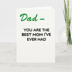Beste papa mama ooit kaart met kunst