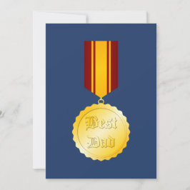 Beste Papa Medaille Broche Vaderdag