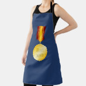 Beste Papa Medaille Broche Vaderdag Schort (Insitu)