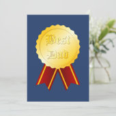 Beste Papa Medaille Lint Vaderdag (Staand voorkant)