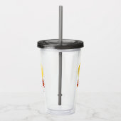 Beste Papa Medaille Lint Vaderdag Acryl Drinkbeker (Rechts)