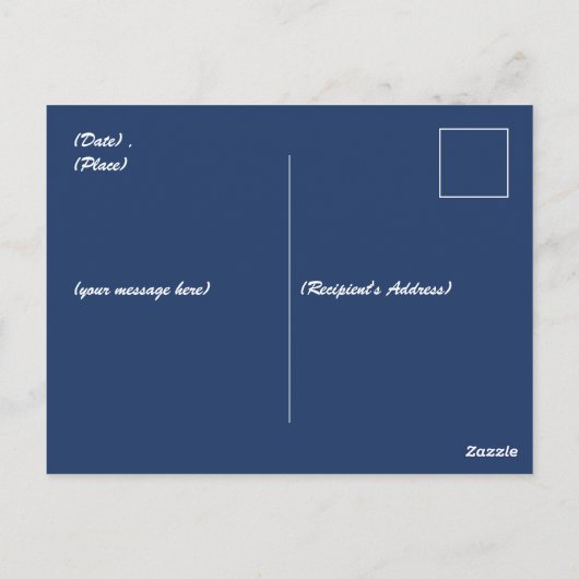 Beste Papa Medaille Lint Vaderdag Briefkaart (Achterkant)