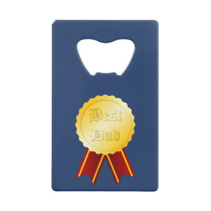 Beste Papa Medaille Lint Vaderdag Creditkaart Flessenopener