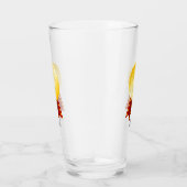 Beste Papa Medaille Lint Vaderdag Glas (Rechts)