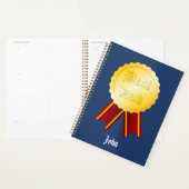 Beste Papa Medaille Lint Vaderdag Planner (Display)
