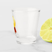Beste Papa Medaille Lint Vaderdag Shot Glas (Rechts)