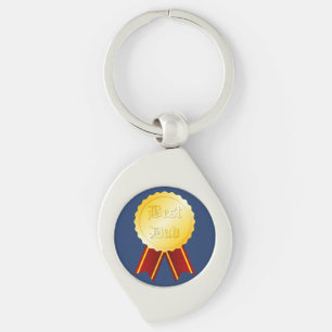 Beste Papa Medaille Lint Vaderdag Sleutelhanger