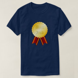 Beste Papa Medaille Lint Vaderdag T-shirt