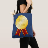 Beste Papa Medaille Lint Vaderdag Tote Bag (Dichtbij)