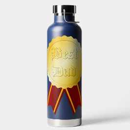 Beste Papa Medaille Lint Vaderdag Waterfles