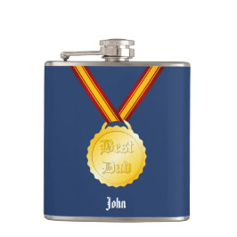 Beste Papa Medaille Vaderdag Heupfles
