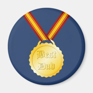 Beste Papa Medaille Vaderdag Magneet
