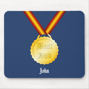 Beste Papa Medaille Vaderdag Muismat