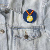Beste Papa Medaille Vaderdag Ronde Button 5,7 Cm (In situ)