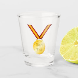 Beste Papa Medaille Vaderdag Shot Glas