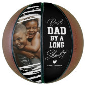 “Beste papa met afstand” Foto Basketbal (Verticaal)