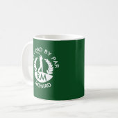 BESTE PAPA MET PAR MONOGRAM NAAM KOFFIEMOK (Voorkant links)
