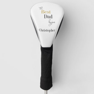 Beste papa minimale typografie golfheadcover
