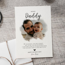 Beste Papa | Modern Foto Hart Vaderdag