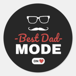 Beste Papa Modus Aan | Coole Papa Sticker