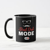 Beste papa-modus aan mok | Leuke papa cadeau | Vad (Links)