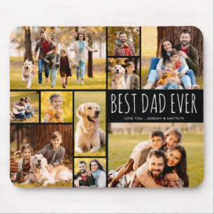 Beste Papa Ooit 10 Foto Collage Moderne Muismat