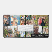 Beste Papa Ooit 16 Foto Collage Bureaumat (Keyboard & Muis)