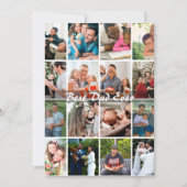Beste Papa Ooit 16 Foto Collage Gepersonaliseerd V (Voorkant)
