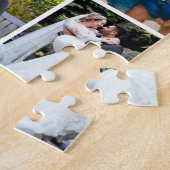 Beste papa ooit 16 foto collage gepersonaliseerd v legpuzzel (Zijkant)