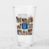 Beste Papa Ooit 16 Foto Handgeschreven Tekst Glas (Voorkant)