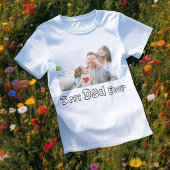 Beste papa ooit 2025 Custom Vaderdag Foto Gift T-shirt