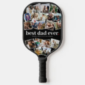 Beste papa ooit 20 foto pickleball paddle (Voorkant)