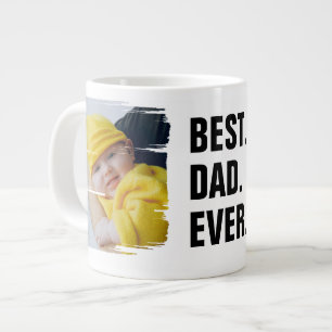 Beste papa ooit 2 foto krabbel Lijst gepersonalise Grote Koffiekop
